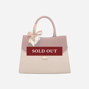 Tang Red 29 Crocodile-Embossed Tote