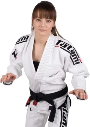 Tatami Fightwear Women's Estilo 6.0 Premium BJJ Gi - White/Black