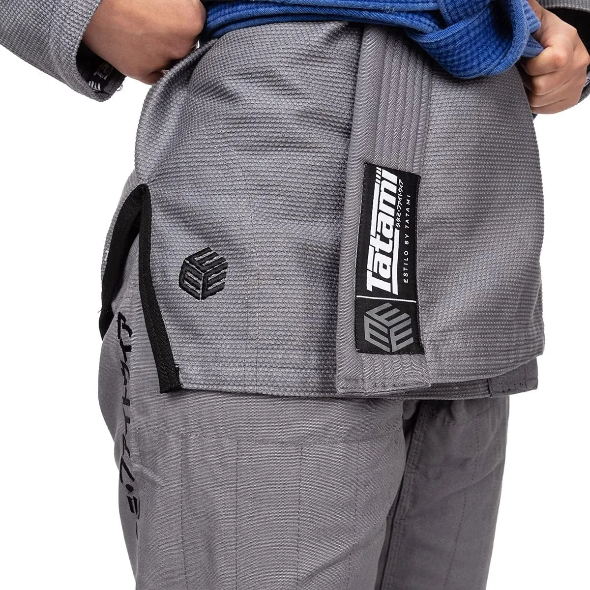 Tatami Fightwear Women's Estilo Black Label BJJ Gi - Gray/Blue