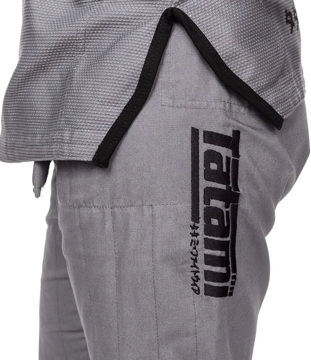 Tatami Fightwear Women's Estilo Black Label BJJ Gi - Gray/Blue