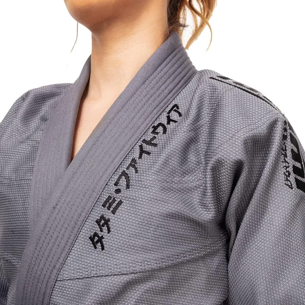 Tatami Fightwear Women's Estilo Black Label BJJ Gi - Gray/Blue