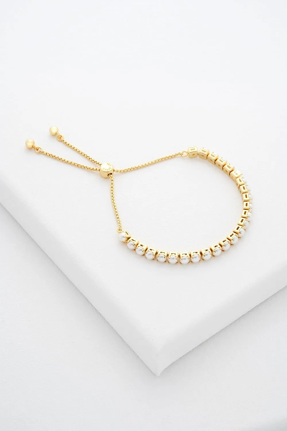 Ted Baker London Melrah Icon Crystal Slider Adjustable Tennis Bracelet for Women