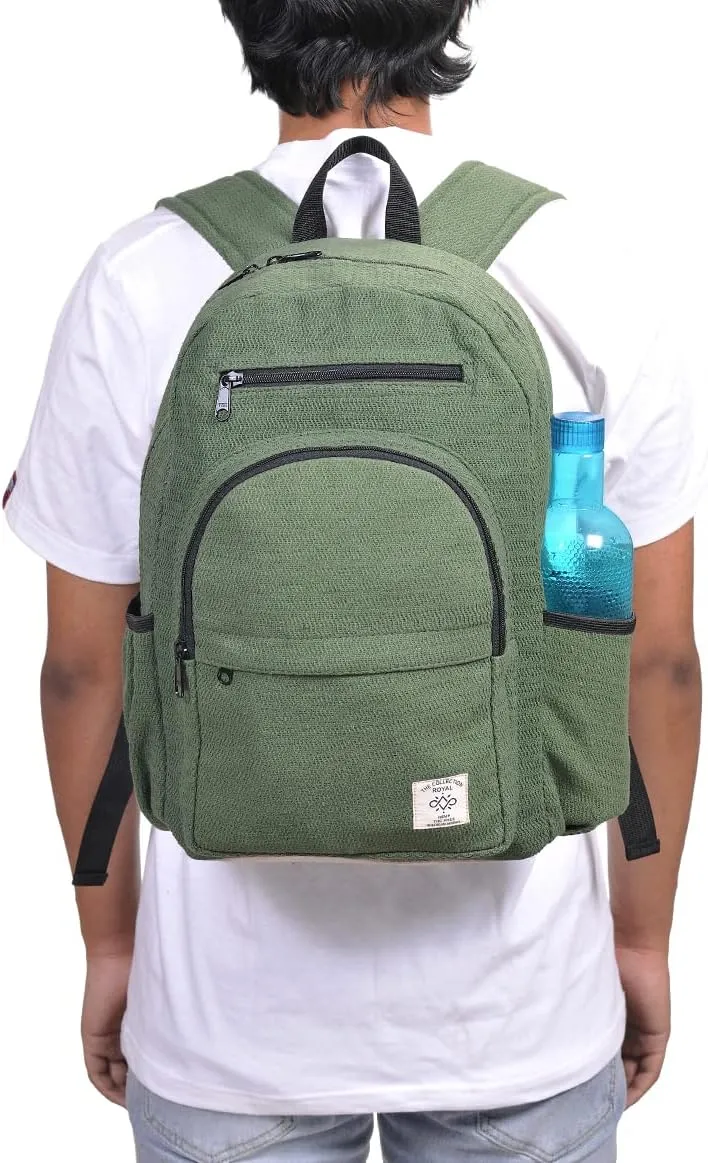 THE COLLECTION ROYAL Himalayan Hemp Cotton Hippie Boho Cloth Casual Bag Daypack Backpack