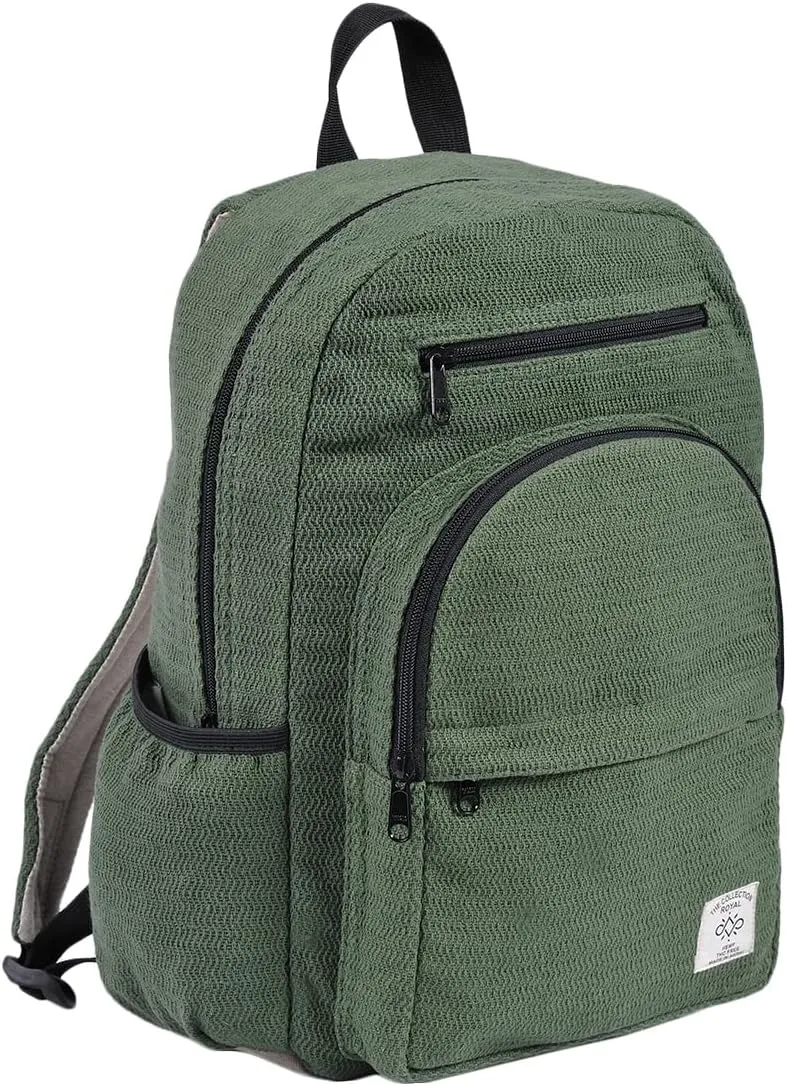 THE COLLECTION ROYAL Himalayan Hemp Cotton Hippie Boho Cloth Casual Bag Daypack Backpack