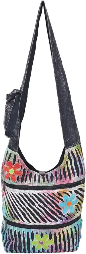 THE COLLECTION ROYAL Hobo Crossbody Bags for Women, Boho Purse, Boho Bag | Hippie Bag, Indie Tote Bag, Cloth Purse for Women