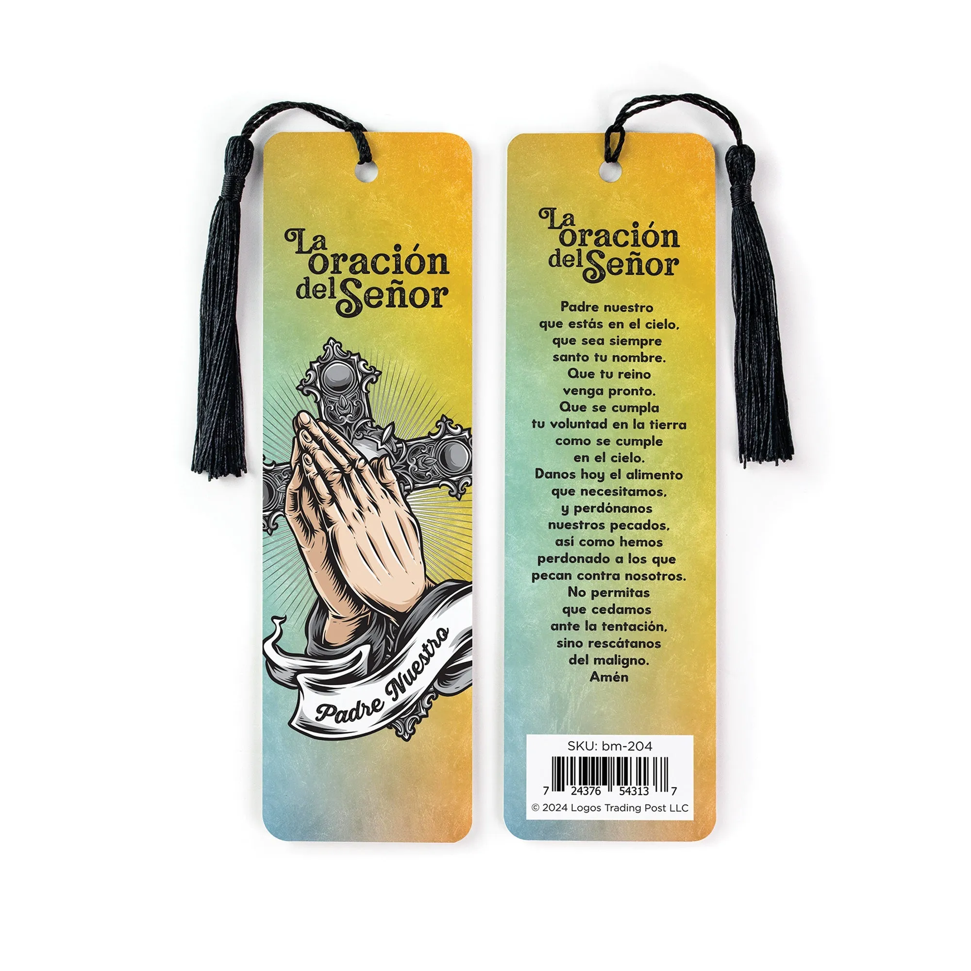 The Lord's Prayer Tasseled Bookmark – Spanish