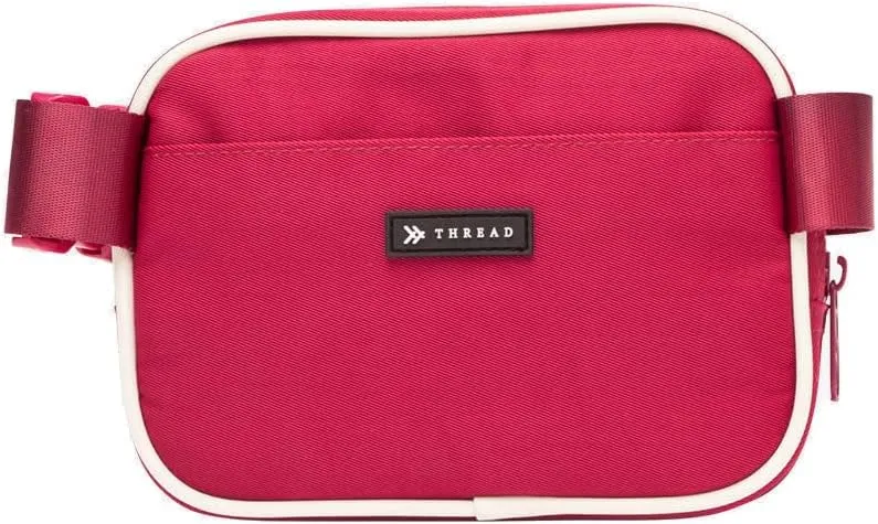 Thread Wallets Fanny Pack Small Travel Crossbody Bags for Women, Men - Durable, Stylish, Convenient Womens & Mens Cross Body Sling Bag Fanny Pack for Phone & Personal Items (Magenta)