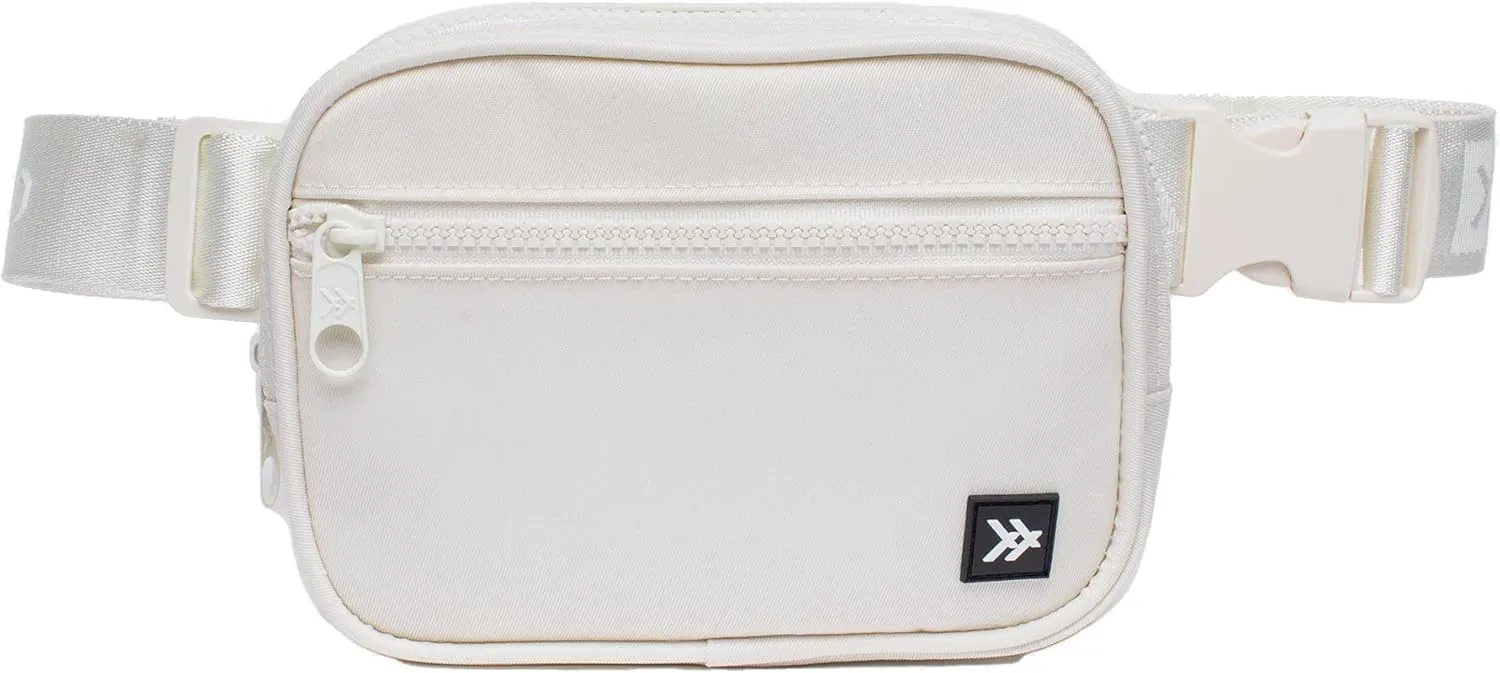 Thread Wallets Fanny Pack Small Travel Crossbody Bags for Women, Men - Durable, Stylish, Convenient Womens & Mens Cross Body Sling Bag Fanny Pack for Phone & Personal Items (Off White)