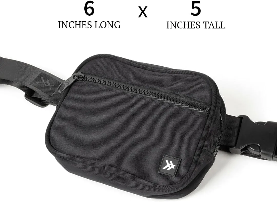 Thread Wallets Fanny Pack Small Travel Crossbody Bags for Women, Men - Durable, Stylish, Convenient Womens & Mens Cross Body Sling Bag Fanny Pack for Phone & Personal Items (Off White)