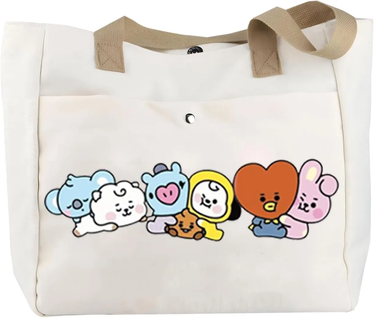 TOBGBE Album Inspired Gift Song Friends Zipper Pouch Makeup Bag Singer Idea (Kpop)