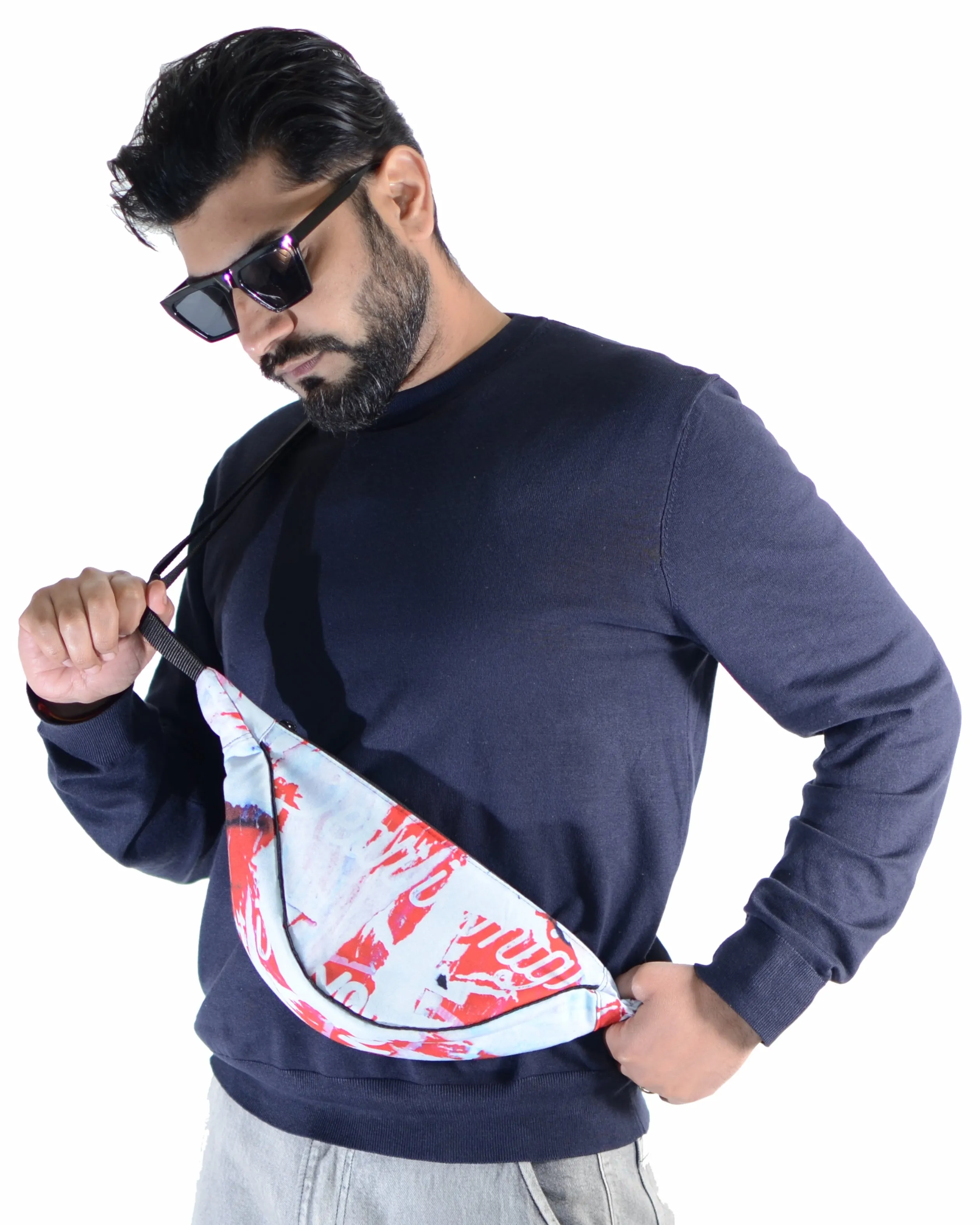 Torn Typo Shoulder Bag
