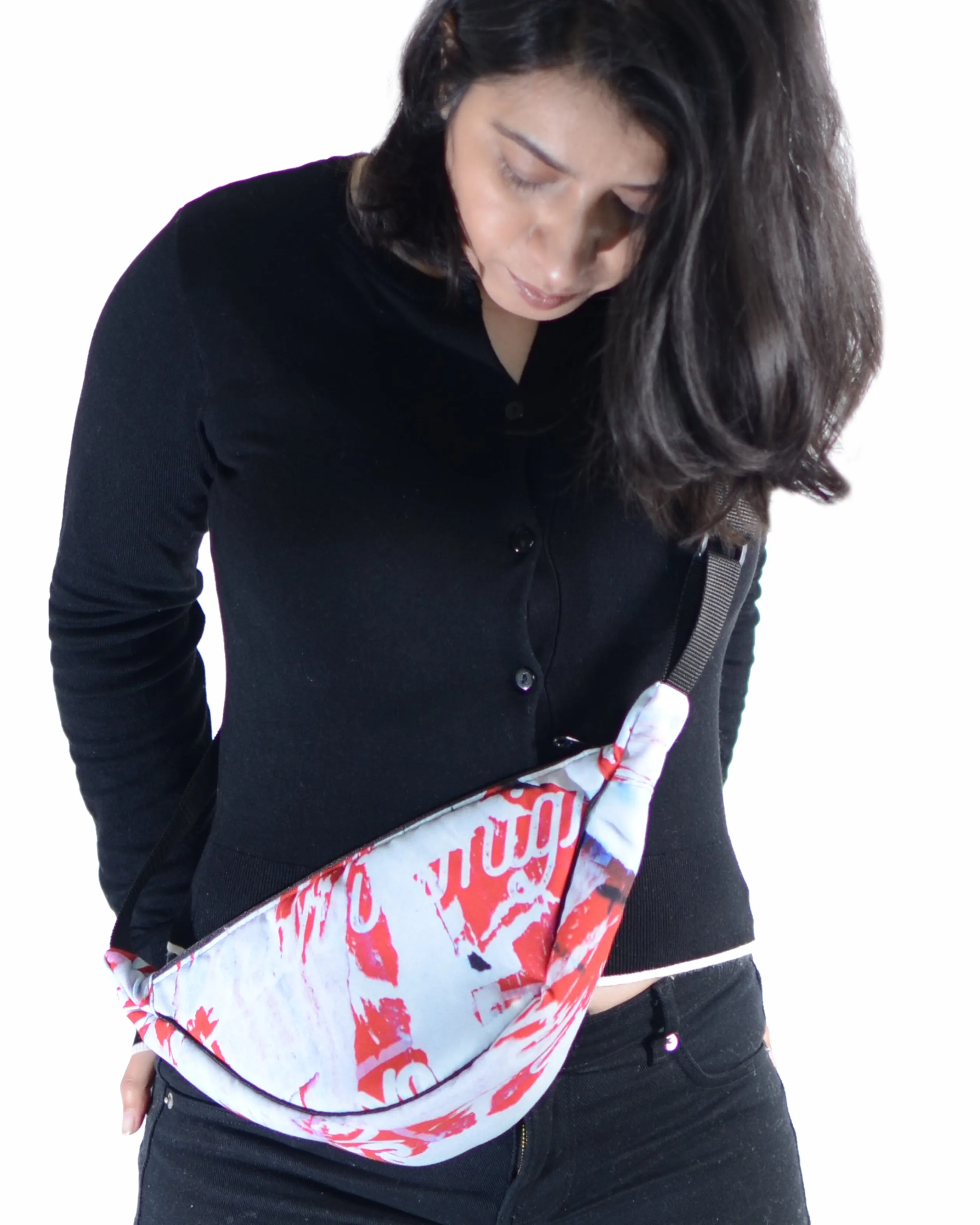 Torn Typo Shoulder Bag