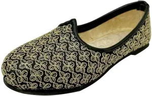 Traditional Unisex Mojari Juttis for Kids - Designer Sherwani Kurta & Lehenga Shoes Stylish - Ethnic Footwear for Boys & Girls