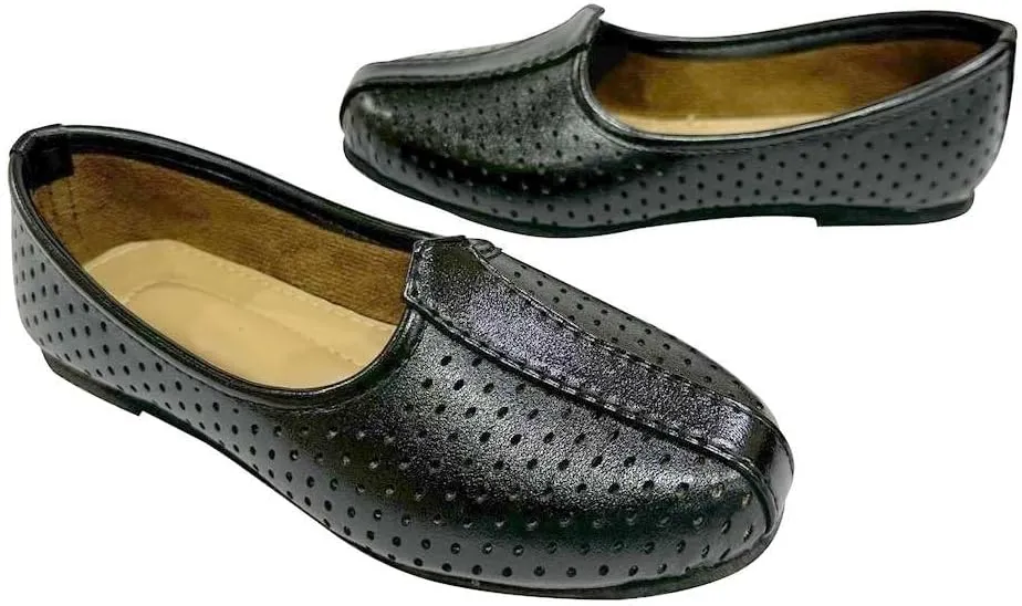 Traditional Unisex Mojari Juttis for Kids - Designer Sherwani Kurta & Lehenga Shoes Stylish - Ethnic Footwear for Boys & Girls