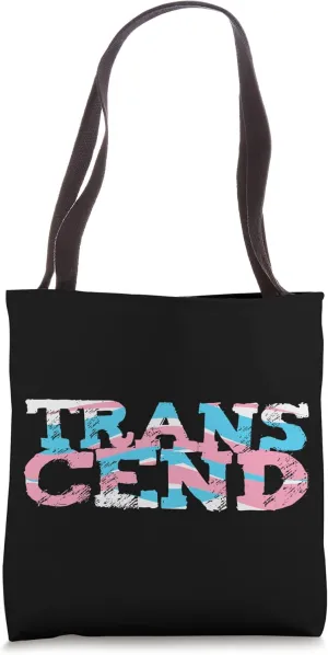 Trans Rights s Transcend Rise Above s Transgender Tote Bag