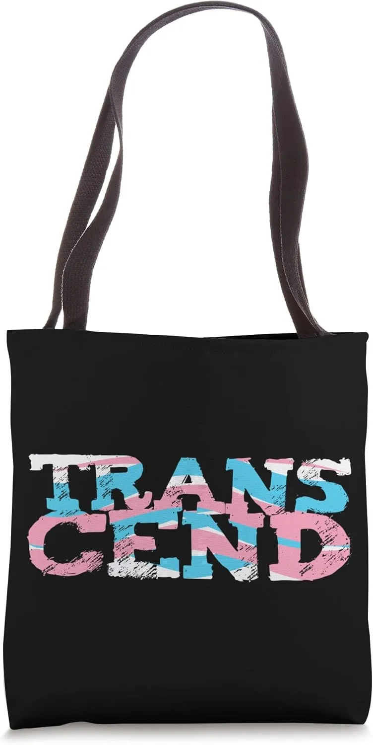 Trans Rights s Transcend Rise Above s Transgender Tote Bag