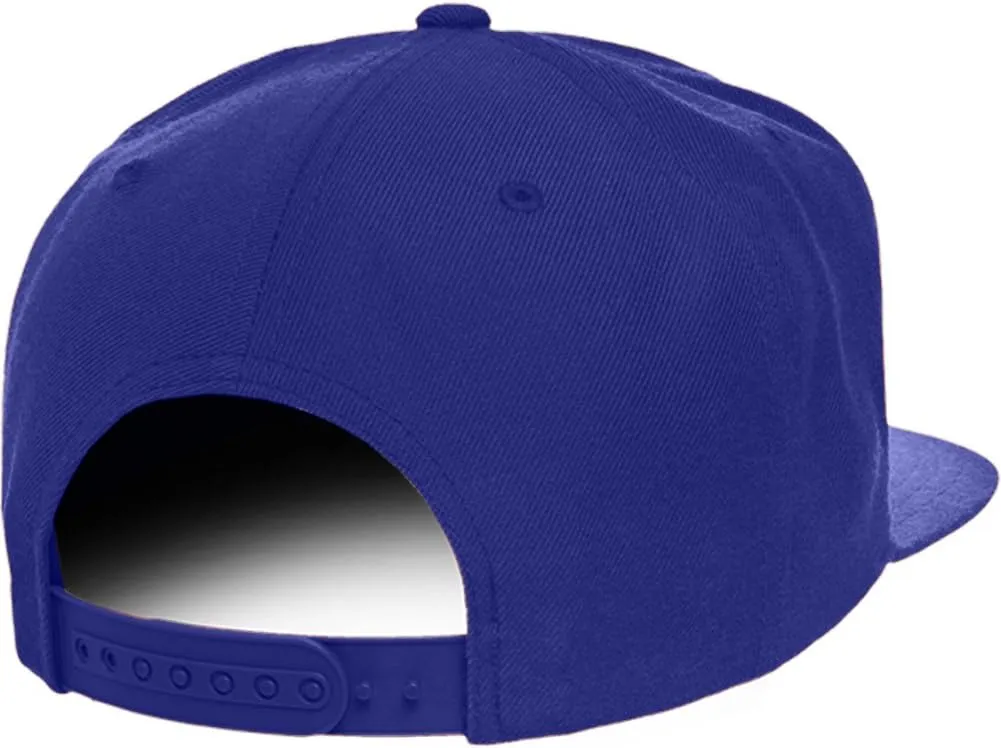 Trendy Apparel Shop Prince Embroidered Flat Bill Adjustable Snapback Cap