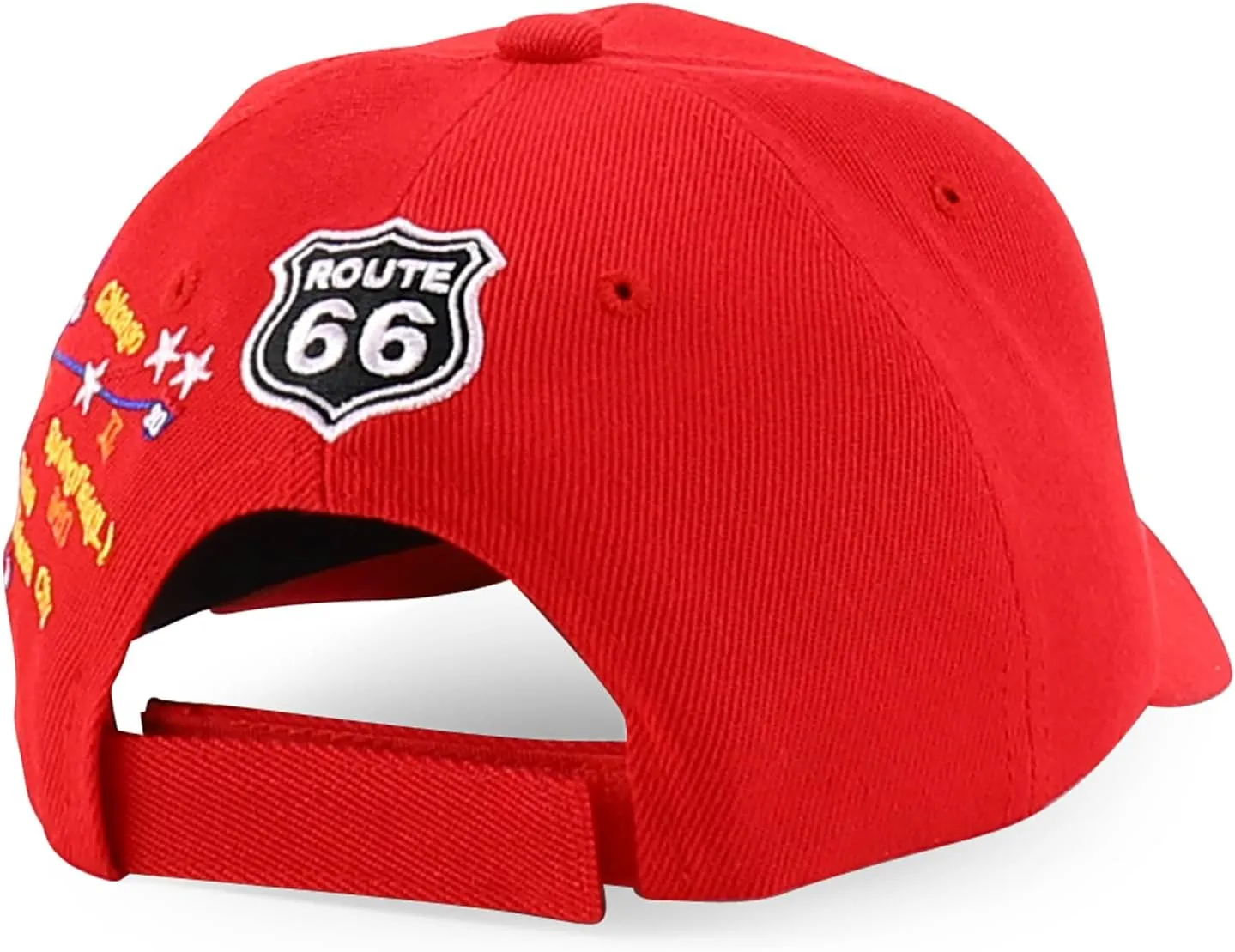 Trendy Apparel Shop Route 66 Classic Car Embroidered Structured Baseball Cap
