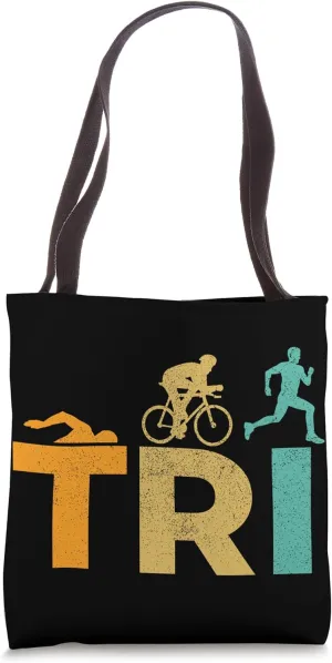 Triathlon themed; for a Triathlete Tote Bag