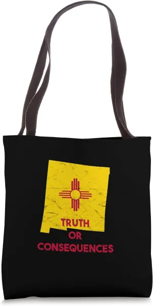 Truth or Consequences New Mexico NM Retro Vacation Tote Bag