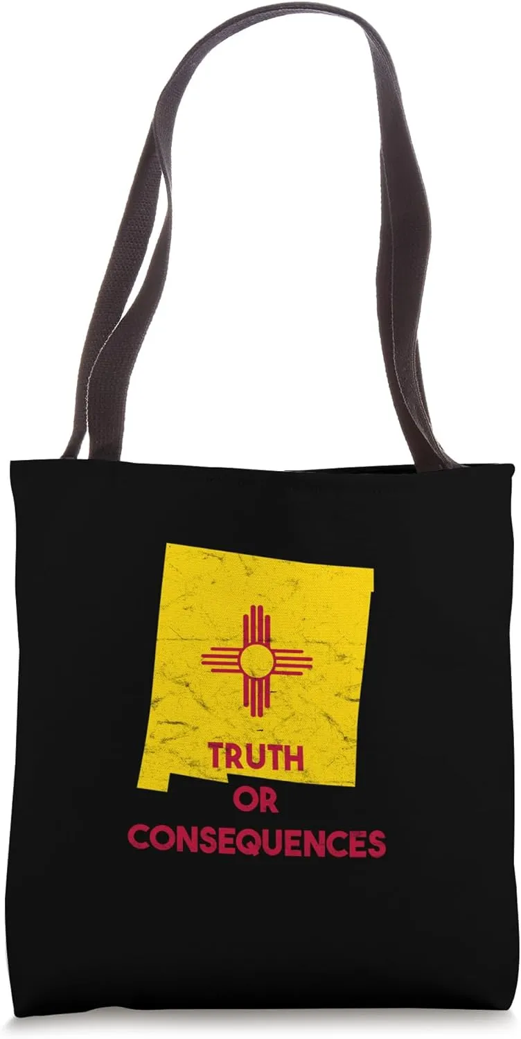 Truth or Consequences New Mexico NM Retro Vacation Tote Bag