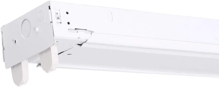 Two-Light T8 C 232 120 GESB Fluorescent Strip Light, 32 watts, 4-feet,120 Volts, White