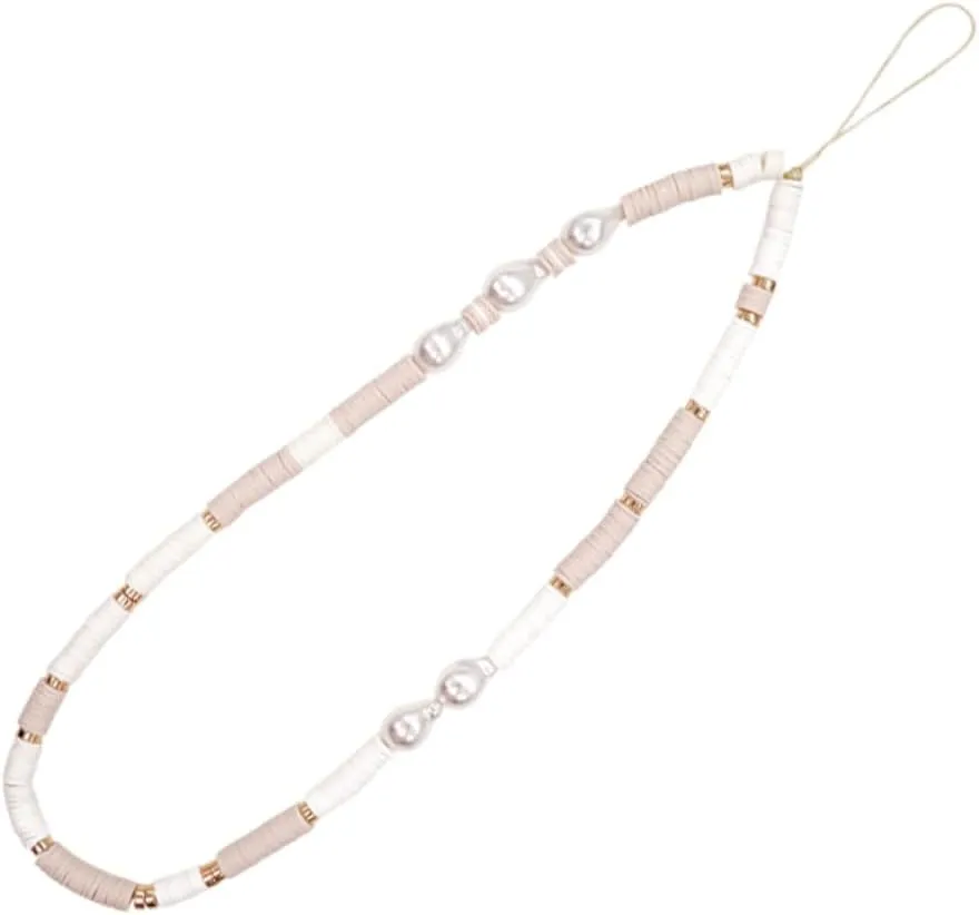 Unique Phone Hanging Chain Stylish DIY Mobile Phone Chain Decor Accessory Beaded Lost Wrist Strap Creative Bag Keychain Decor Durable for Long Term Use