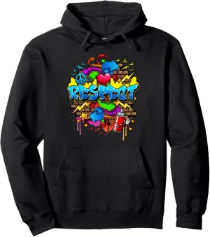 Urban - Respect Graffiti Graphic Pullover Hoodie