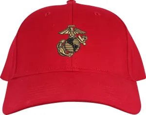 U.S. Marine Corps Eagle Globe & Anchor Embroidered Cap