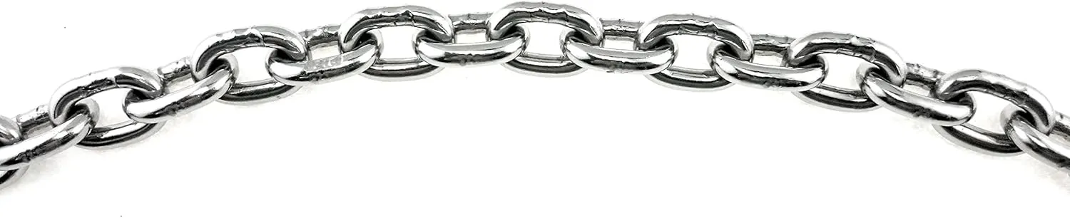 US Stainless Stainless Steel Windlass 3/8" ISO G4 Anchor Chain (1 Foot) (Sold by The Foot)