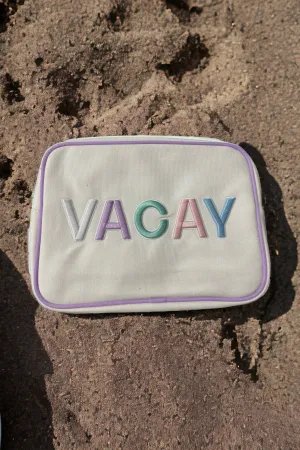 Vacay XL Canvas Embroidered Bag