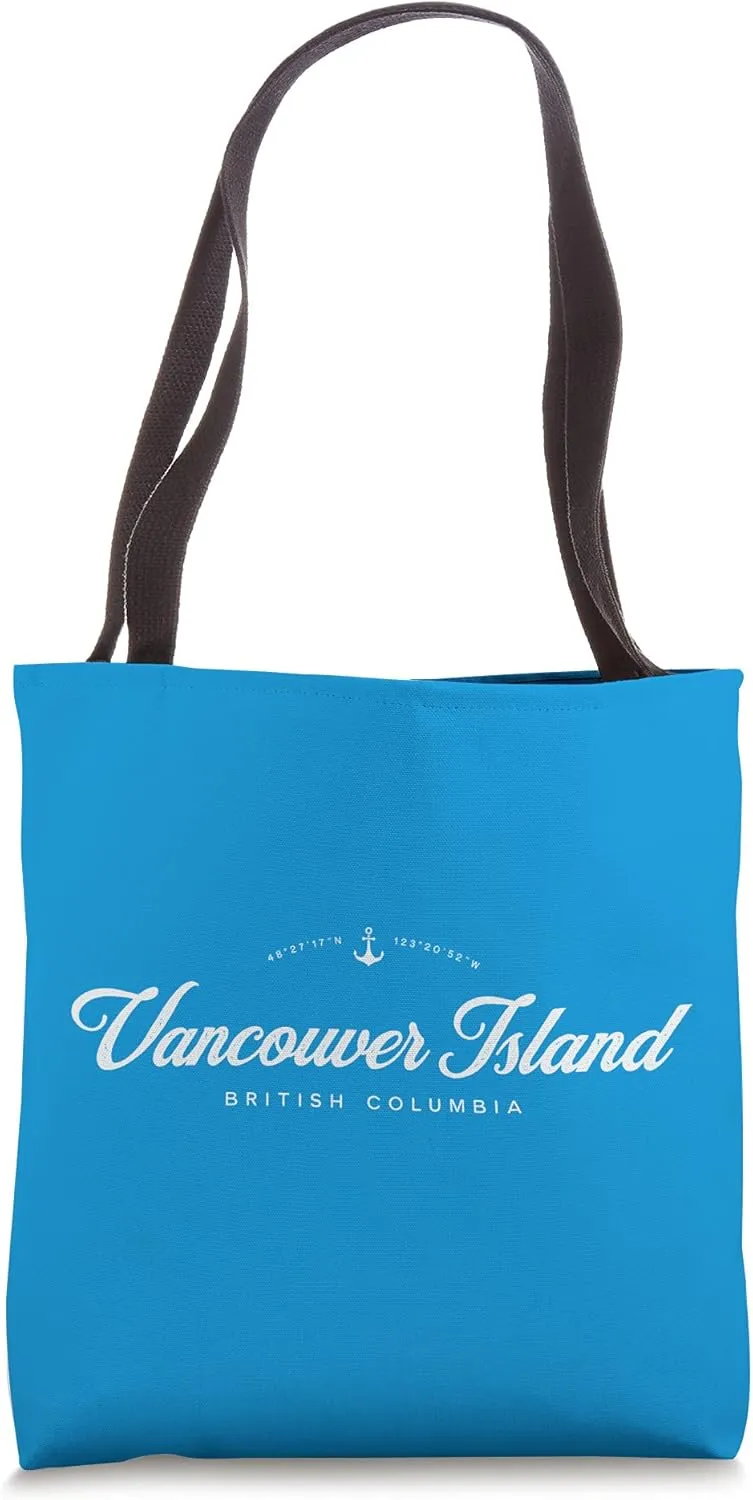 Vancouver Island BC Vintage Retro Tote Bag