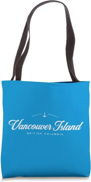 Vancouver Island BC Vintage Retro Tote Bag
