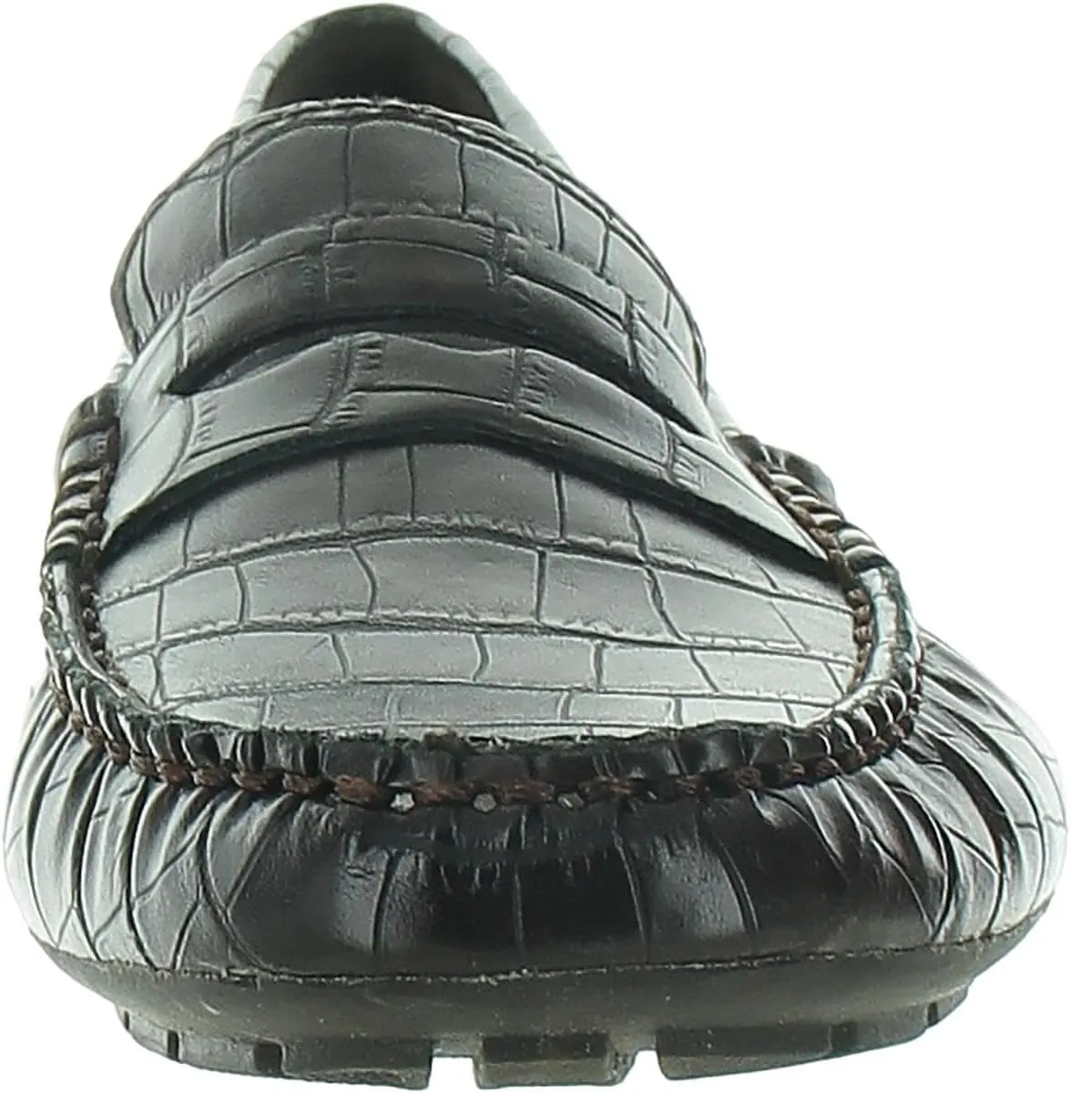 VANELi Womens Alika Embossed Crocodile Print Loafers