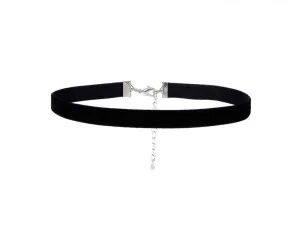 Velvet Black Choker, Black Choker Necklace, Black ribbon choker, Wine, Royal Blue, White, Red, 5 Colours