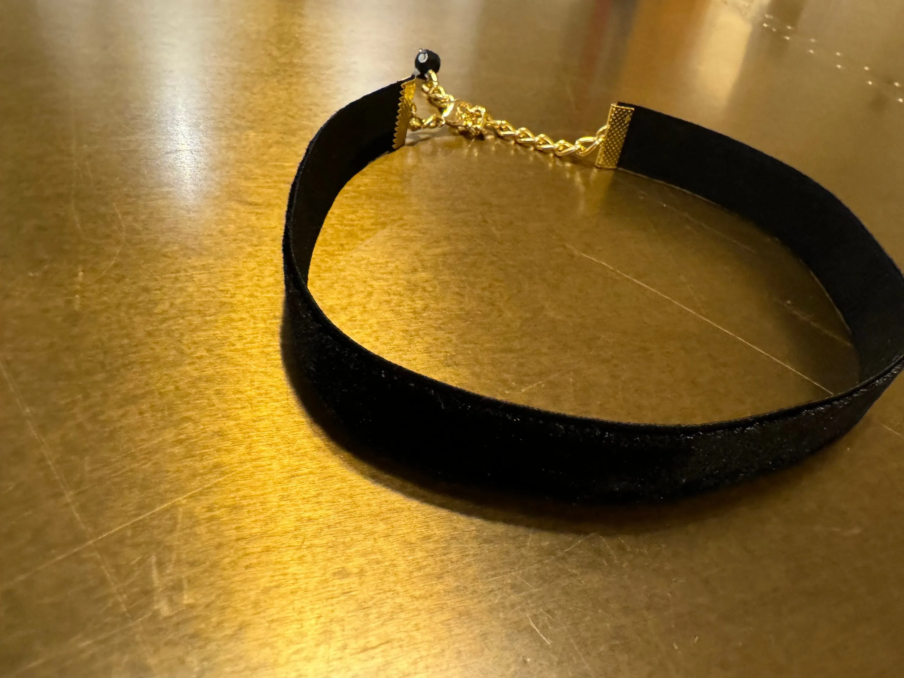 Velvet Black Choker Necklace, 5 Colours available