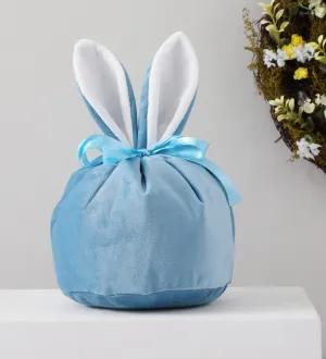 Velvet Bunny Bag - Blue