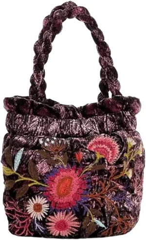 Velvet Pouch Bag, Multi