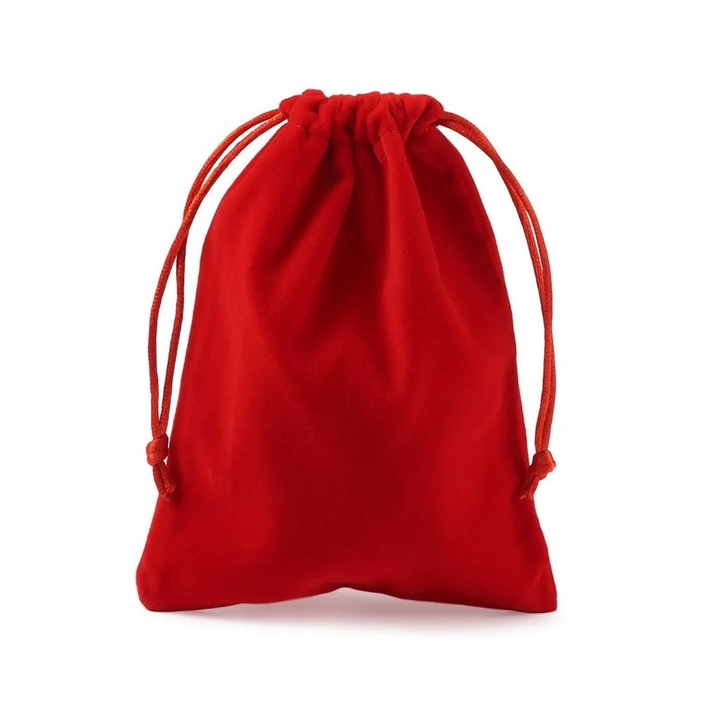 Velvet Red Jewelry Bags