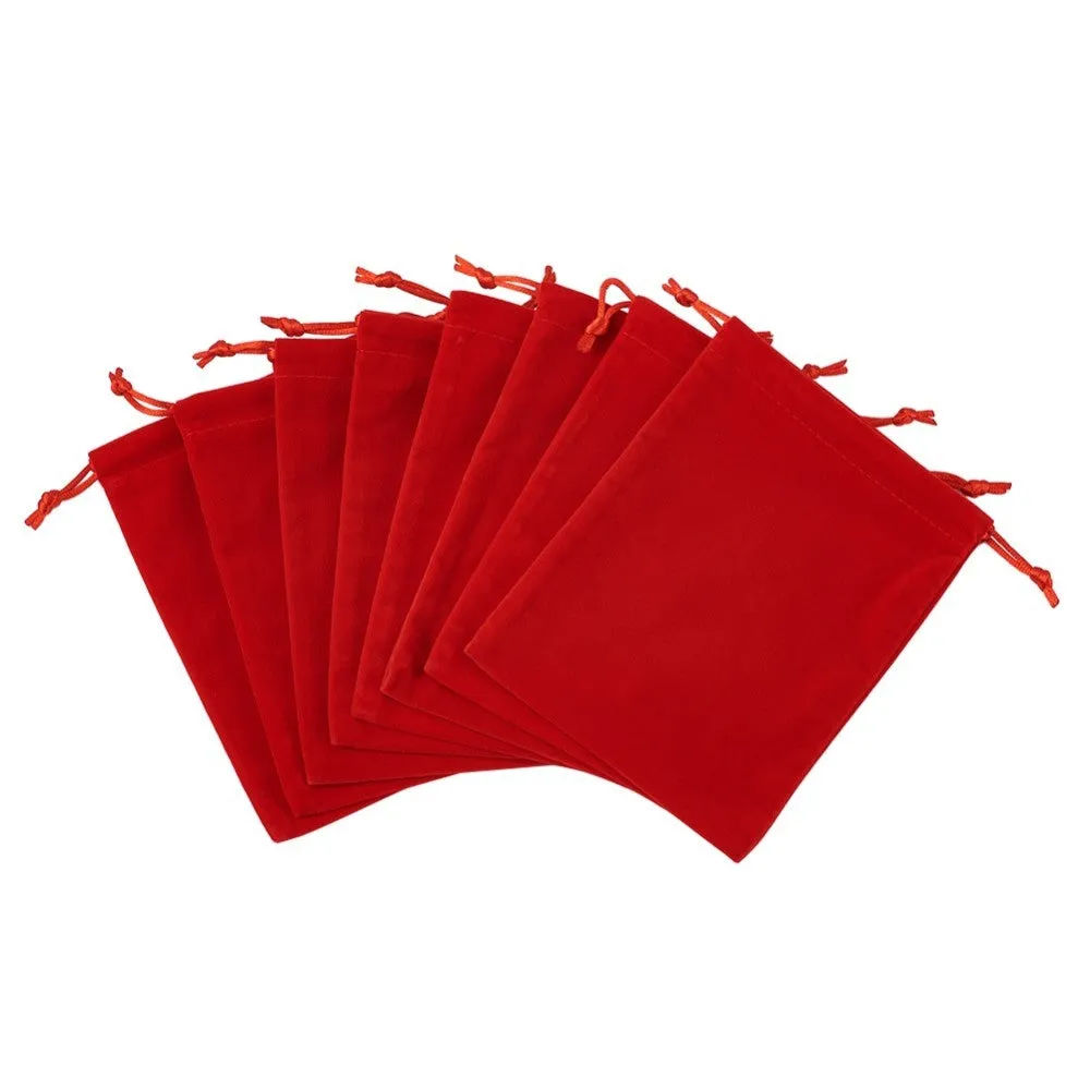 Velvet Red Jewelry Bags