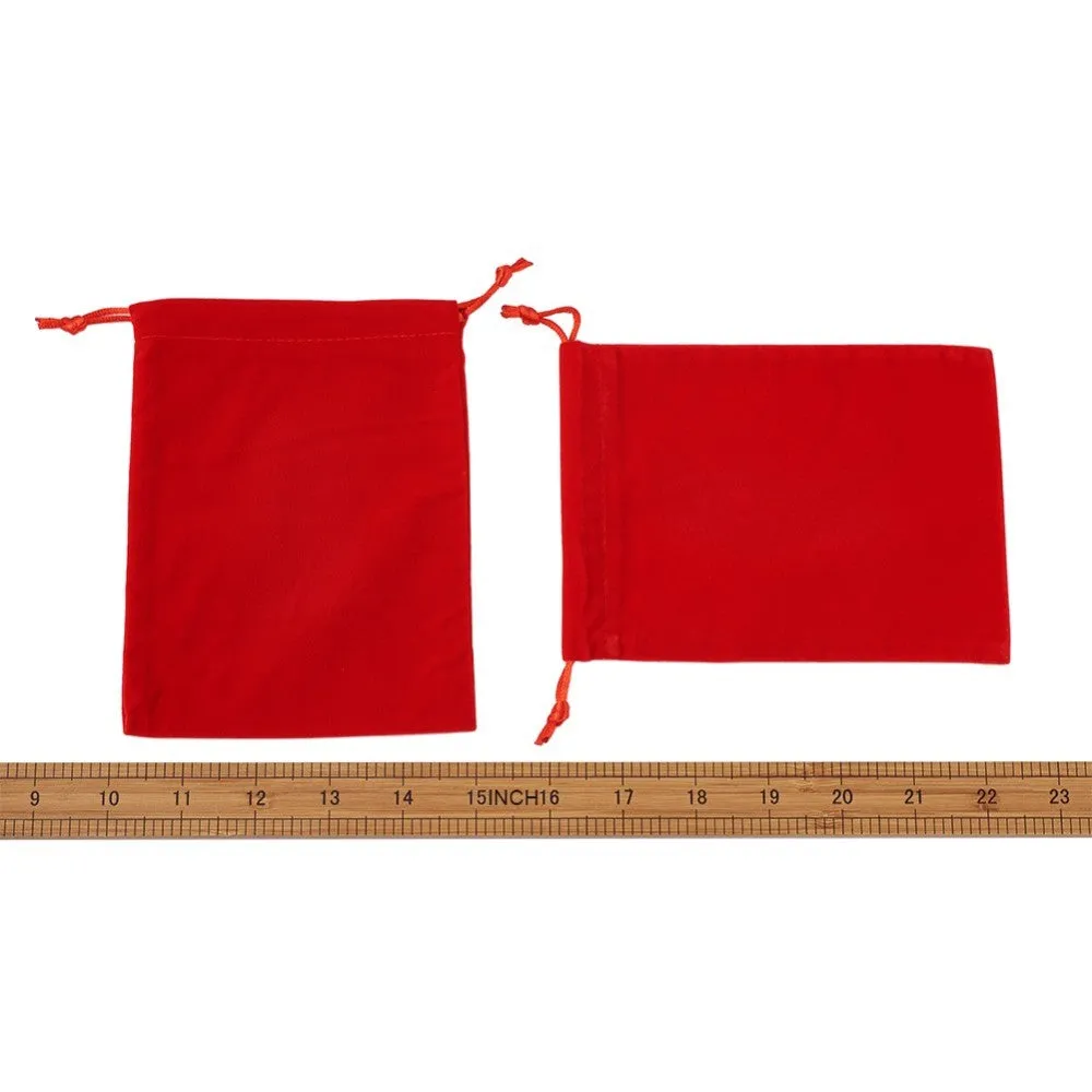 Velvet Red Jewelry Bags