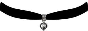 Victorian Vault Steampunk Black Velvet Choker Poker Spades Diamonds Hearts Clubs Card Suits Pendant Steampunk Necklace
