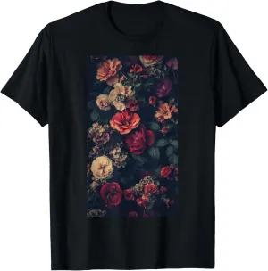 Vintage Floral Pattern Botanical art Garden theme T-Shirt