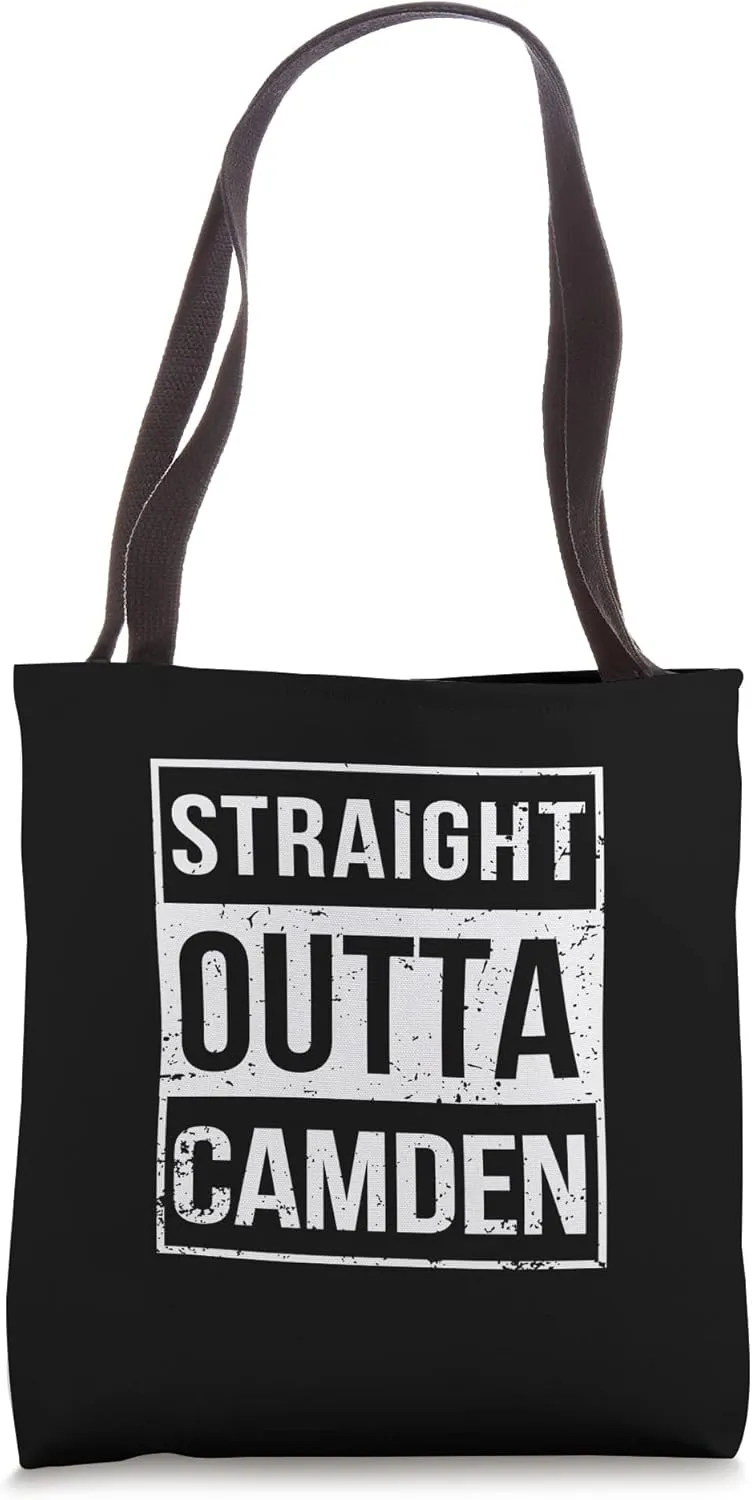 Vintage Funny Straight Outta Camden London England UK Tote Bag