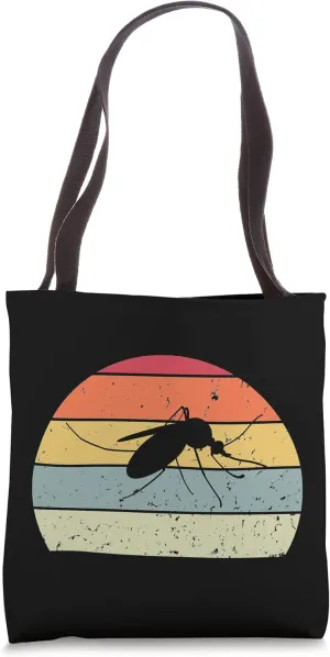 Vintage Mosquito Retro Mosquito Distressed 80s 90s Tote Bag