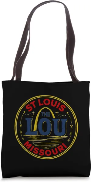 Vintage The Lou - Gateway Arch of Mound City St Louis Tote Bag