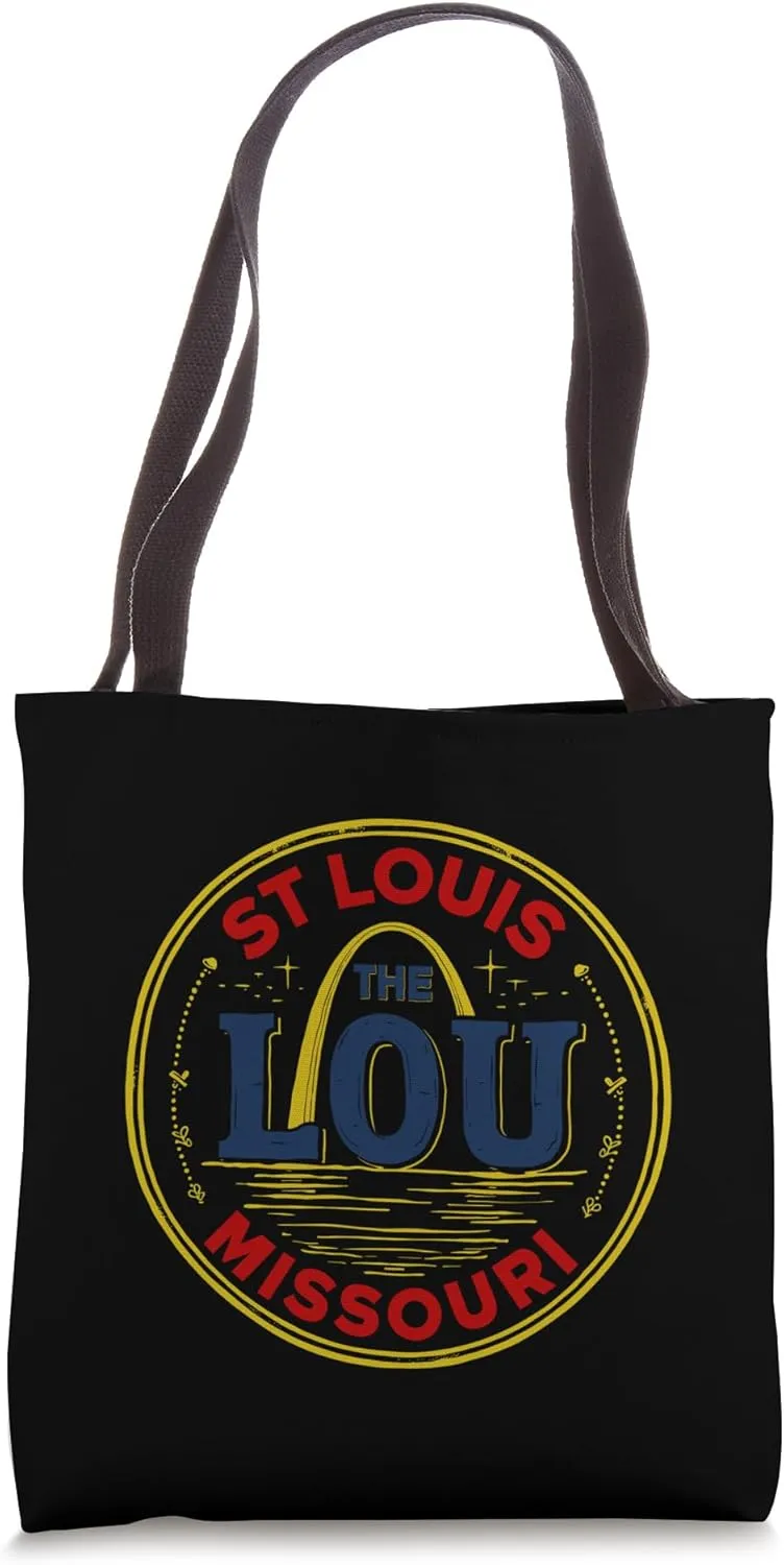 Vintage The Lou - Gateway Arch of Mound City St Louis Tote Bag