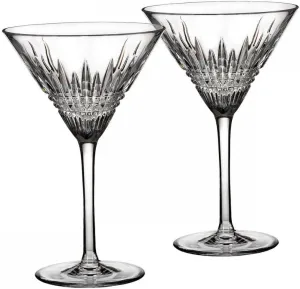 Waterford Lismore Diamond Martini Glass, Set of 2