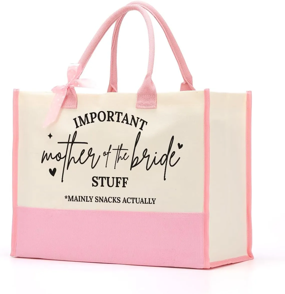 Wedding gift bag for women, Canvas Tote Bag Gifts for Officiant Mother Bride Bridesmaid