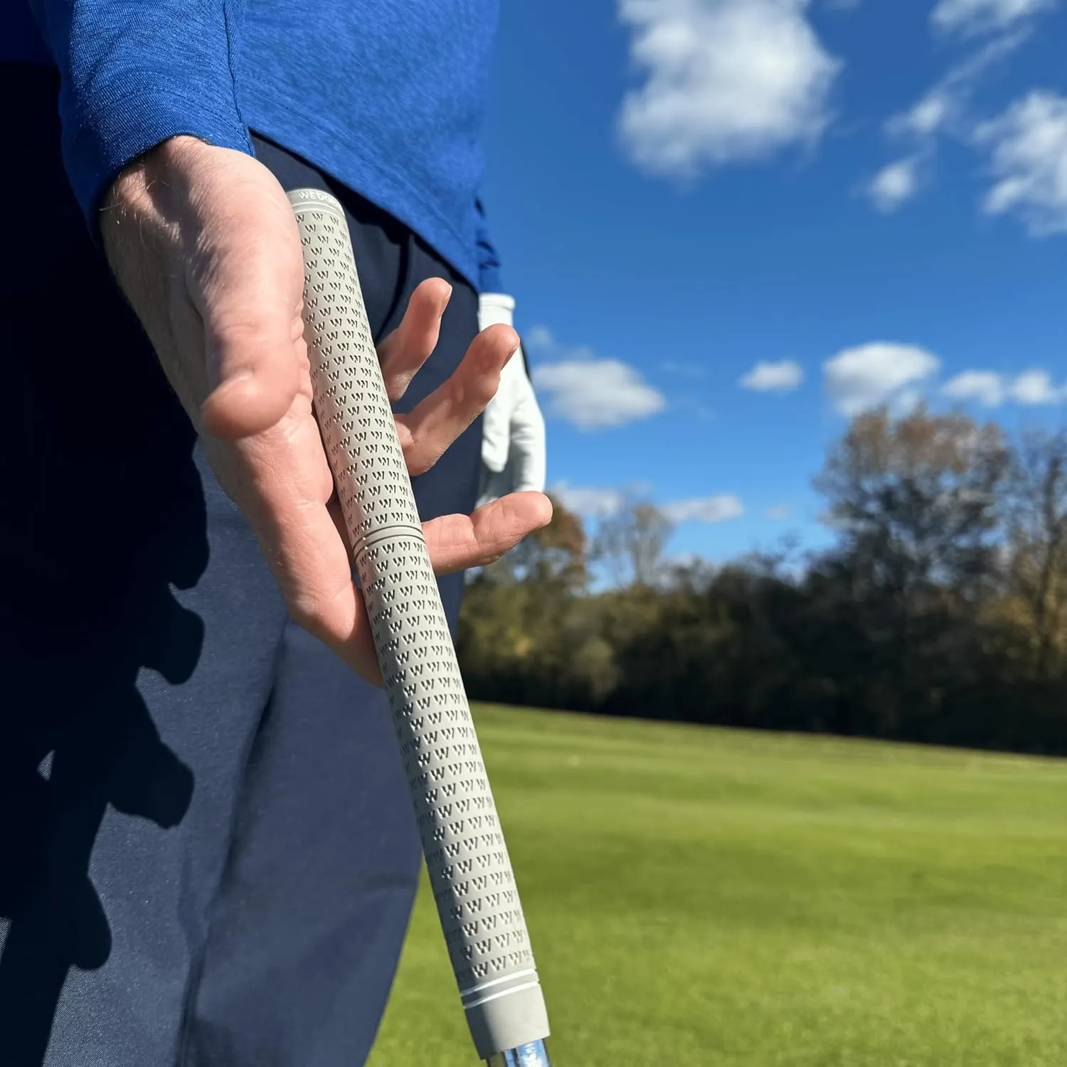 Wedge Guys GLP Velvet Golf Grips 13 Pack with Deluxe Grip Kit | All Weather Performance with Tour Level Traction | in White/Black & Standard/Midsize
